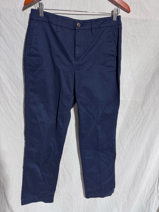 J. Crew Pants - J. Crew High-Rise Girlfriend Chino Navy Blue Size 4